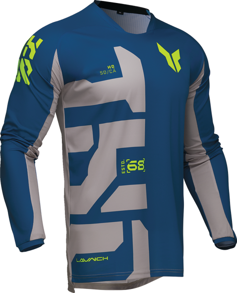 LaunchMode Jersey Forge Blue 3XL 2910-8212
