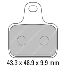 FERODO Race Brake Disc Pad Set - FDB2166 XR (Set Of 4 Pads) - 01-2166-XR