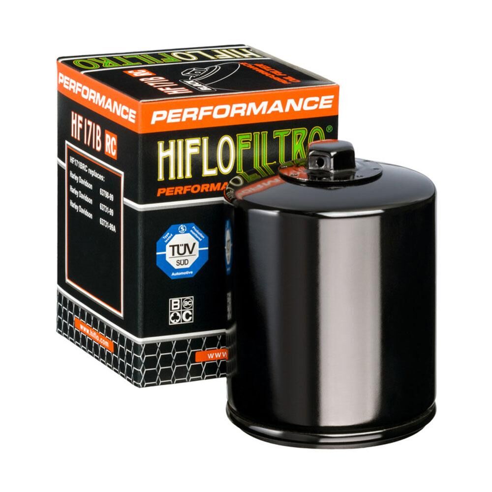 HIFLOFILTRO - OIL FILTER  HF176BRC BLACK H.D. - 43-HF1-76BRC