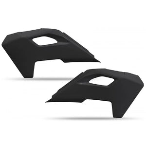 UFO HUSKY RADIATOR COVERS TC 125/250 - TX 300 - FC 250/350/450 - FX 350/450 2023 (BLK)