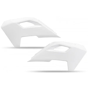 UFO HUSKY RADIATOR COVERS TC 125/250 - TX 300 - FC 250/350/450 - FX 350/450 2023 ((WHT))