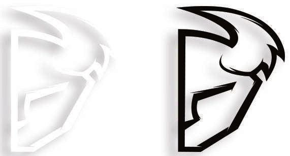 Decal S14 Diecut 3"Pk Black 4320-1515