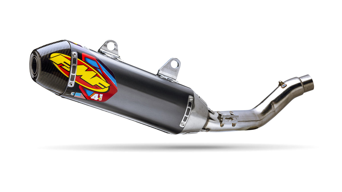 FMF Exhaust - 43372 - Slip On Muffler - S/S with Carbon - Factory 4.1 RCT