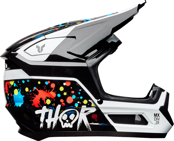 Helmet Yth Fleet Splat Black SM 0111-1692