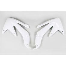 UFO CRF450X 08-16 Radiator Shrouds (WHT)