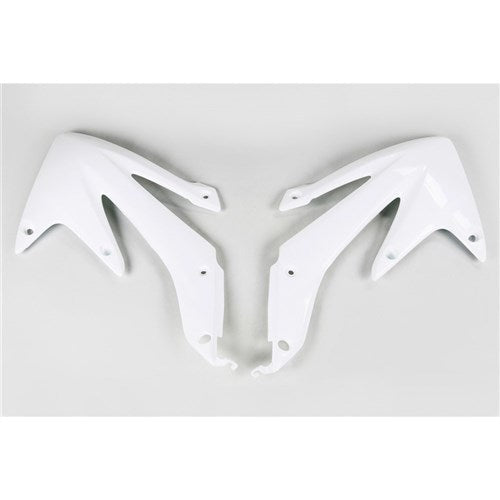 UFO CRF450X 08-16 Radiator Shrouds (WHT)