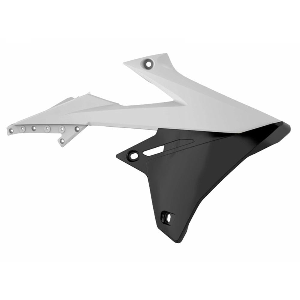 POLISPORT RADIATOR SHROUDS SUZUKI RM-Z450 18-23 - WHITE
