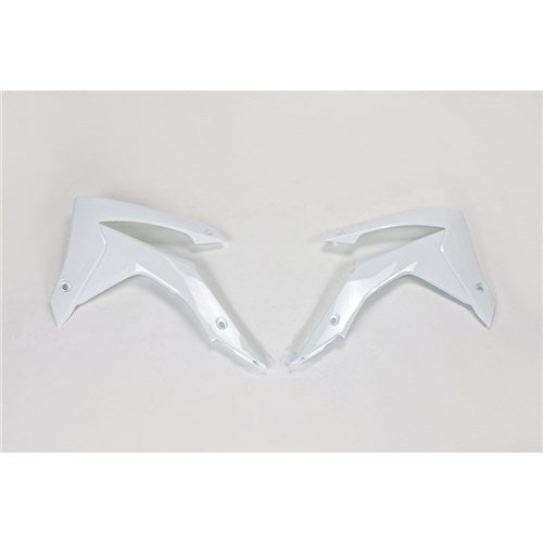 UFO Honda Radiator Shrouds CRF250R 14-17/CRF450R 13-16 (WHT)