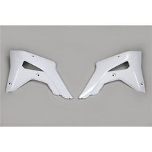 /UFO Radiator Shrouds CRF450RX 17-18 (WHT)