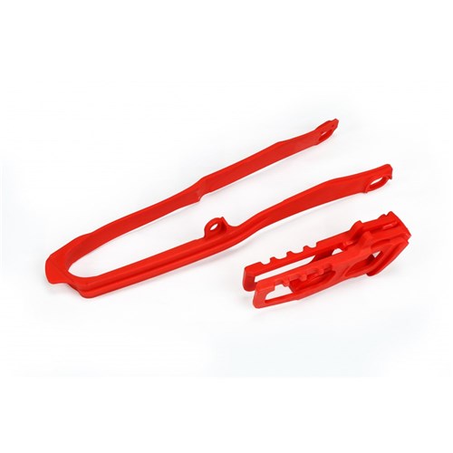UFO Honda Kit Chain Guide & S/Arm Chain Skider CRF250R 18/450R/RX 17-18 (Red 00-18)