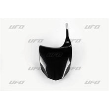 UFO Front Number Plate KX250F 09-12 (BLK)