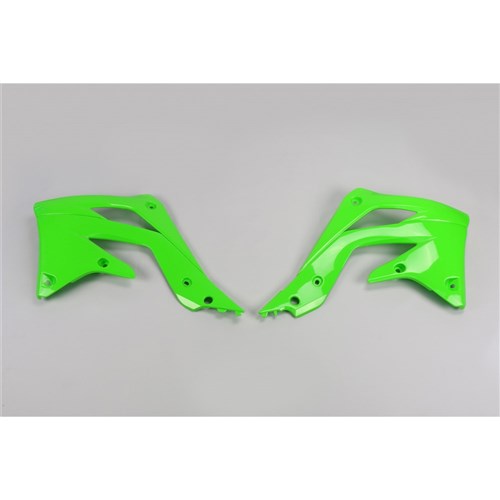 UFO KX450F 2012-2015 Rad Shrouds (GRN)