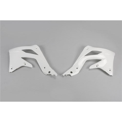 UFO KX450F 2012-2015 Rad Shrouds (WHT)