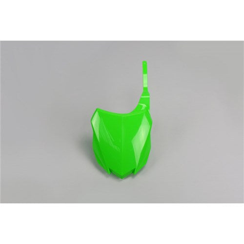UFO Kawasaki Front Number Plate KX250F 13-16/450F 13-15 (GRN)
