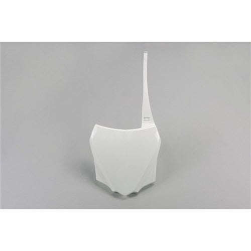 UFO Kawasaki Front Plate KX85 14-22 (WHT)