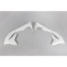 /UFO Kawasaki Radiator Shrouds KX450F 16-18 (WHT)