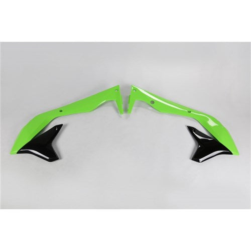 UFO Kawasaki Radiator Shrouds KX450F 16-18 (OEM)