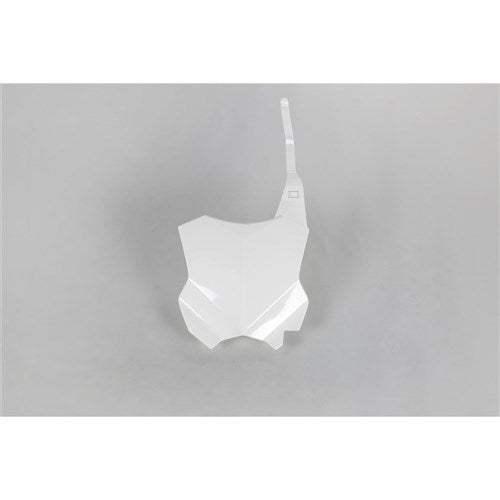 UFO FRT No. Plate KX250F 17-22/ KX450F 16-22 (WHT)