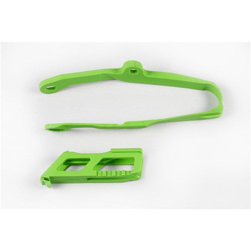 UFO Kit Chain Guide/S-Arm Slider KX250F 17-20 /KX450F 16-18 (GRN)
