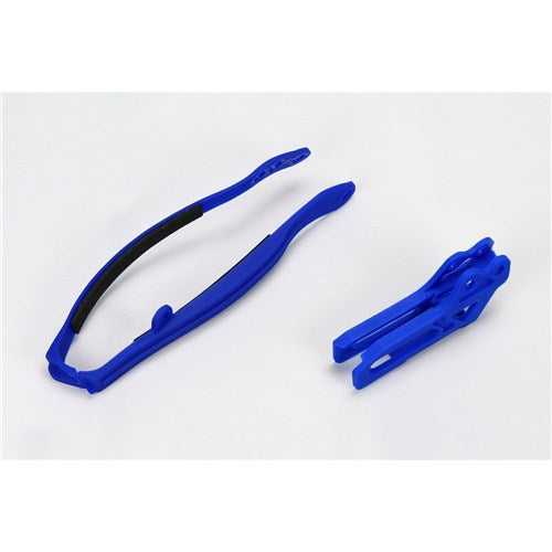 UFO Kit Chain Guide/S-Arm Slider YZ125-250 09-14/YZF/WRF250-450 09-18 (Reflex BLU)