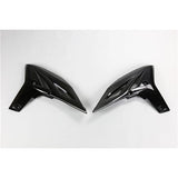 #UFO YZF250 2010 RADIATOR SHROUDS (BLK)