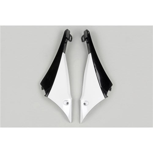 UFO Radiator Cover Connectors YZF450 2010 Rear Shroud (WHT)