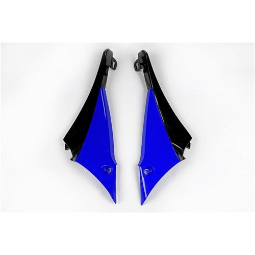 UFO Radiator Cover Connectors YZF450 2010 Rear Shroud (Reflex BLU)