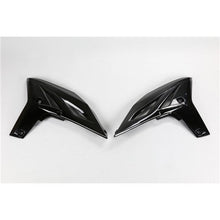 /UFO YZF250 11-13/WR450F 12-15 Radiator Shrouds (BLK)