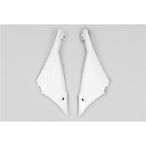 /UFO Radiator Cover Connectors YZF450 11-13 Rear Shroud ((WHT))