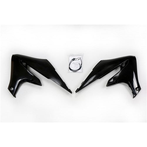 UFO YZ250F 19-22/450F 18-22/WRF 19-22 Radiator Shrouds (BLK)
