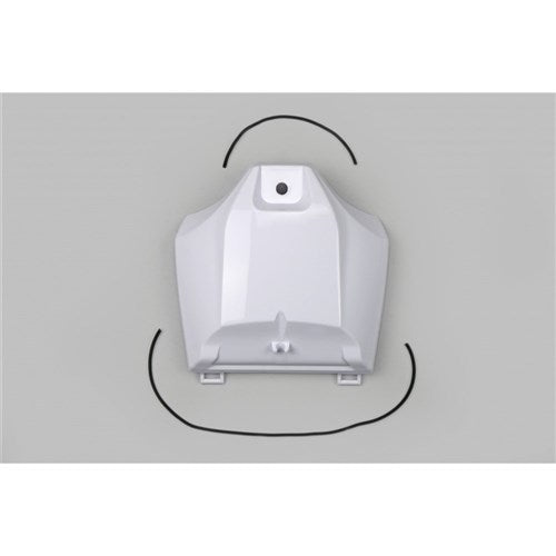 UFO Yamaha YZ450F 18-19 YZ250F 19 Tank Cover ((WHT))
