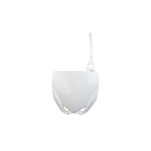 UFO YZ65 19-22/YZ85 15-22 FRT No. Plate ((WHT)) (WAS 4849046)