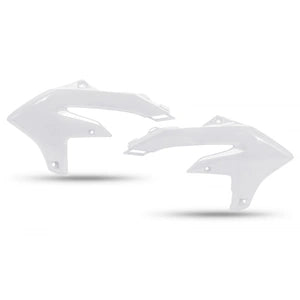 UFO Yamaha YZF250 2024/YZF450 23-24 Radiator Shrouds (WHT)