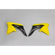 /UFO RMZ250 10-18 RADIATOR SHROUDS (YEL 01-18)