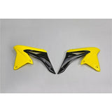 /UFO RMZ250 10-18 RADIATOR SHROUDS (YEL 01-18)