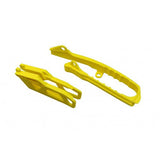 /UFO CHAIN GUIDE/S/ARM SLIDER KIT RMZ250 19-22/RMZ450 18-22 (YEL 01-22)