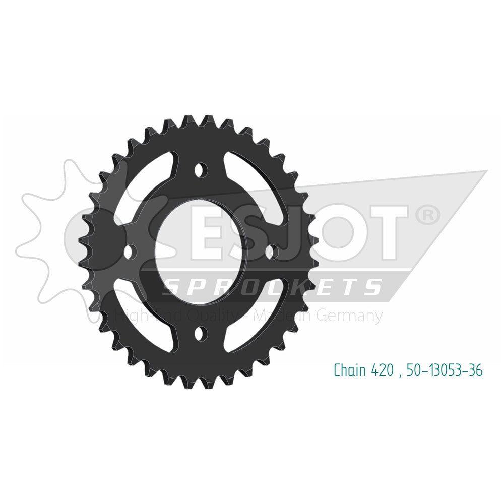 Sprocket Rear 420-36T Steel - 50-13053-36