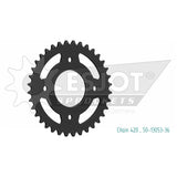 Sprocket Rear 420-36T Steel - 50-13053-36