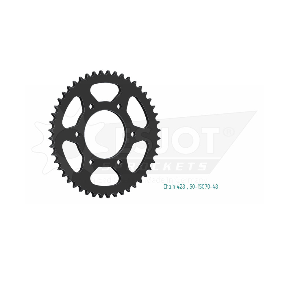 Sprocket Rear 428-48T Steel - 50-15070-48