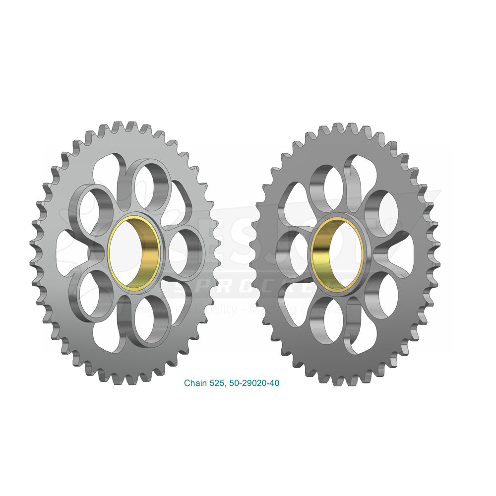 Sprocket Rear 525-40T Steel - 50-29020-40