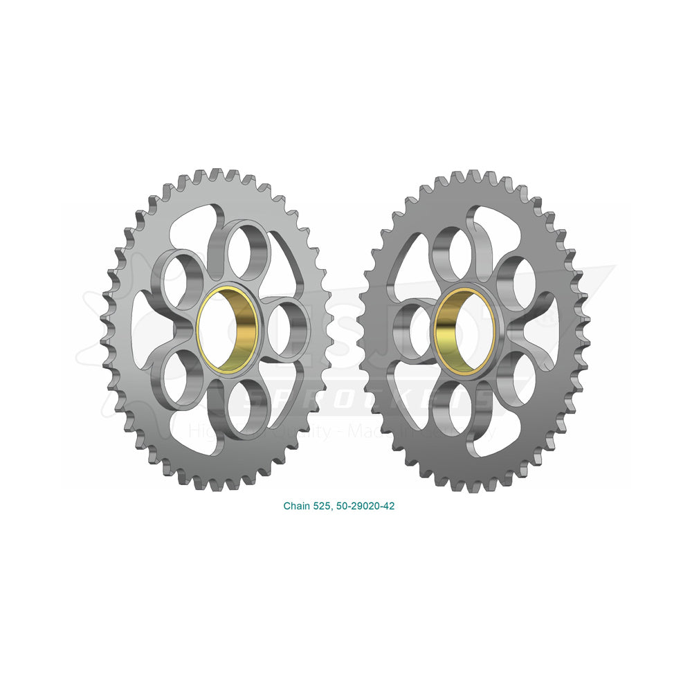 Sprocket Rear 525-42T Steel - 50-29020-42