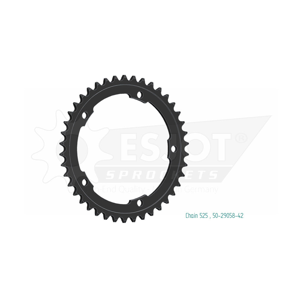 Sprocket Rear 525-42T Steel - 50-29058-42