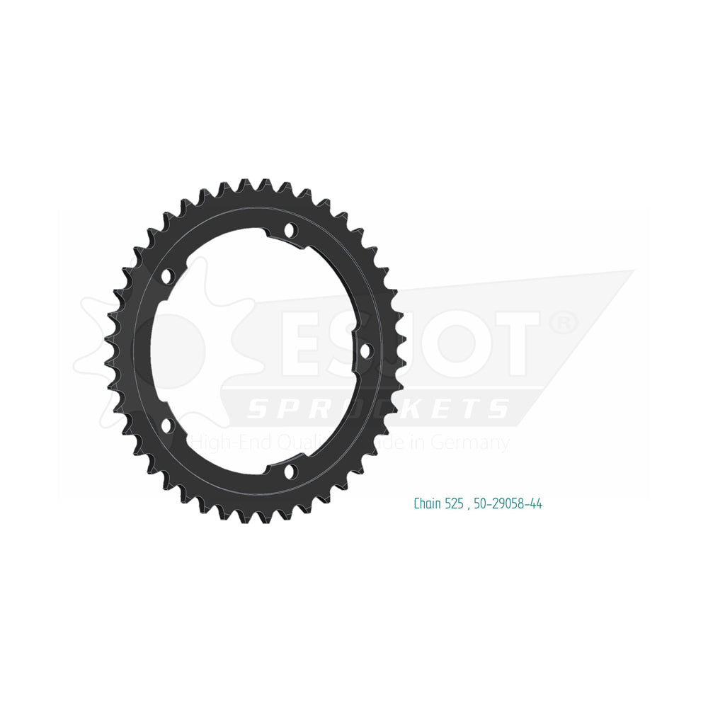 Sprocket Rear 525-44T Steel - 50-29058-44