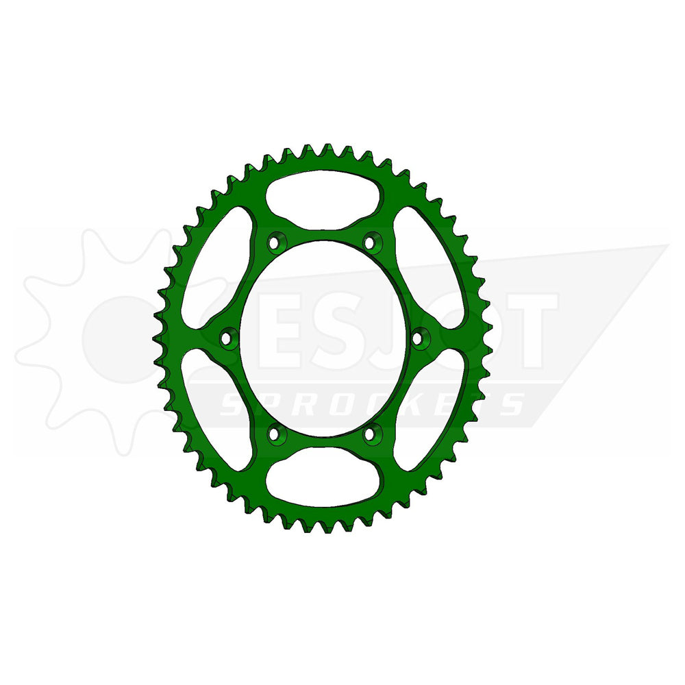 Sprocket Rear 520-51T Ultralight Steel Green - 50-32024-51LG