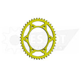 Sprocket Rear 520-44T Ultralight Steel Yellow - 50-32041-44LY