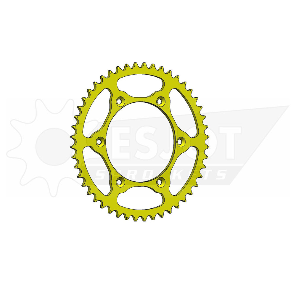 Sprocket Rear 520-48T Ultralight Steel Yellow - 50-32041-48LY