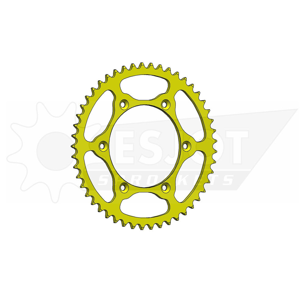 Sprocket Rear 520-49T Ultralight Steel Yellow - 50-32041-49LY