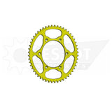 Sprocket Rear 520-52T Ultralight Steel Yellow - 50-32041-52LY