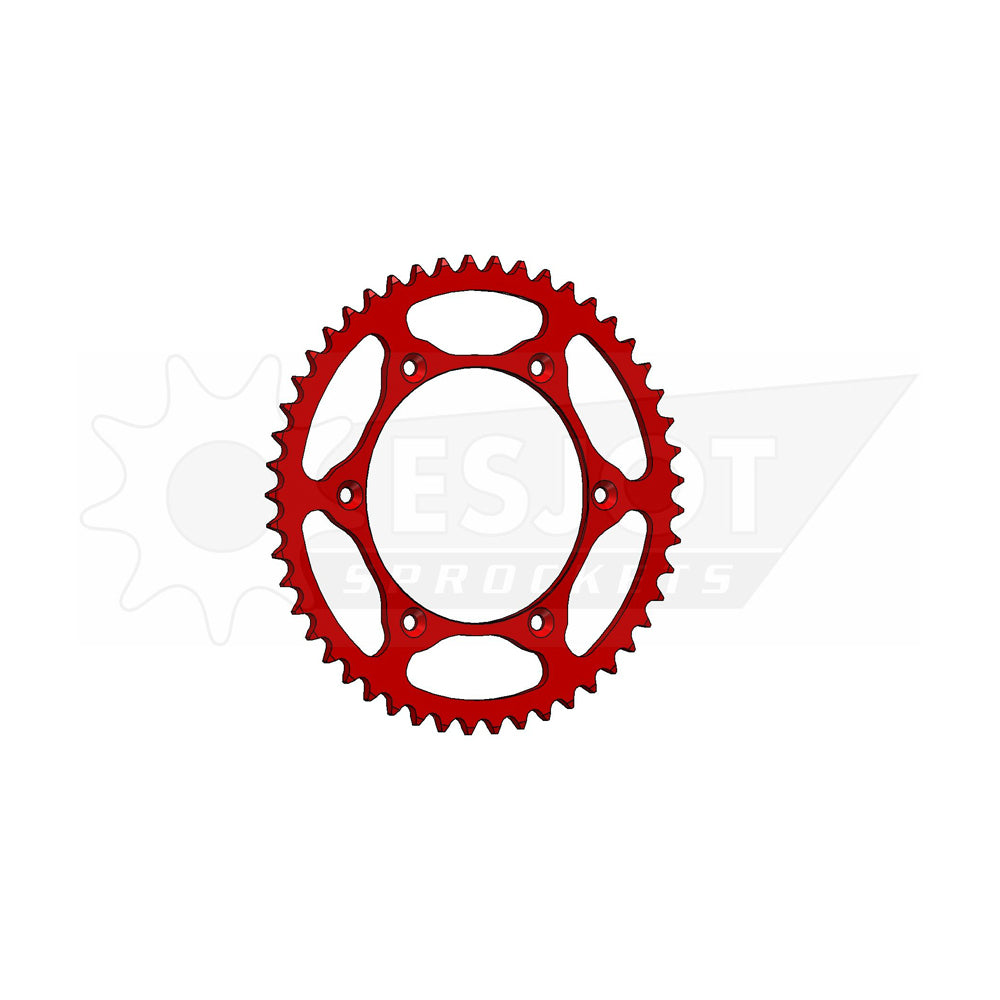 Sprocket Rear 520-50T Ultralight Steel Red - 50-32043-50LR