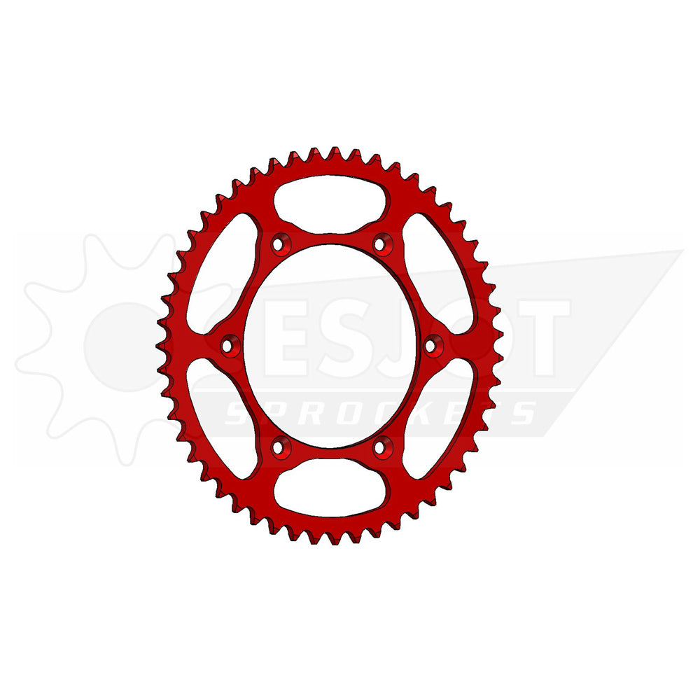 Sprocket Rear 520-51T Ultralight Steel Red - 50-32043-51LR
